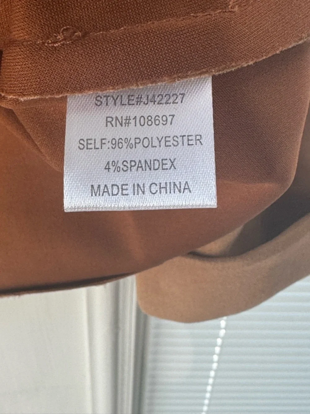 Camel Single-Button Blazer - Picture 9 of 9